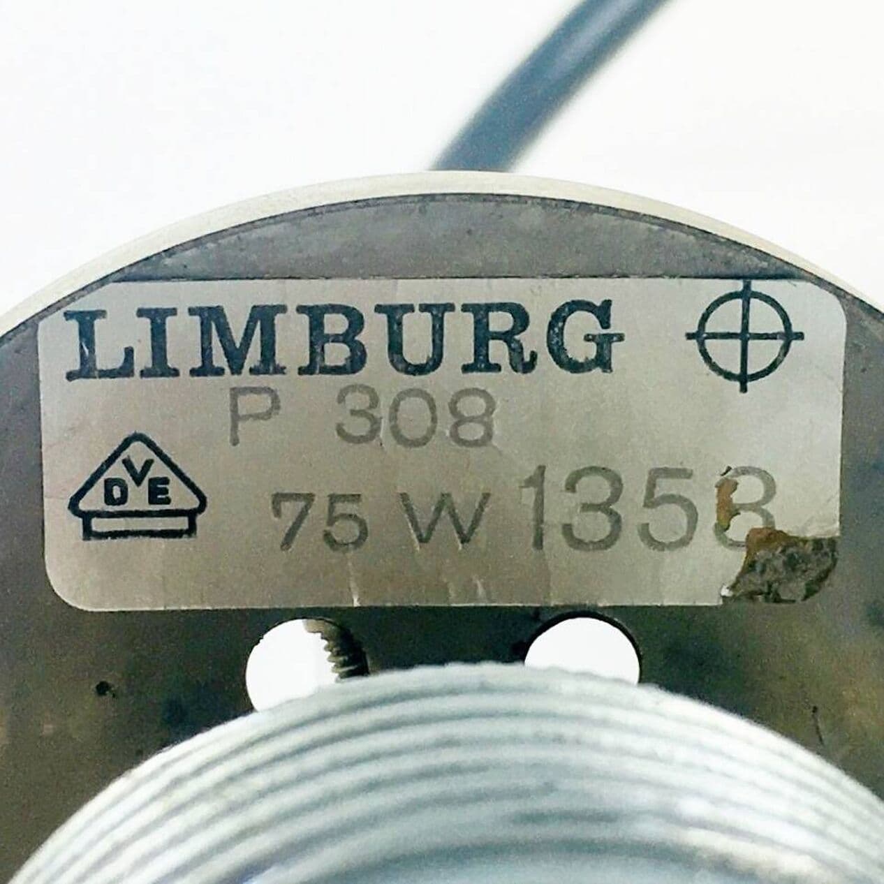 Lampa sufitowa Bubble, szkło złociste, mosiądz, proj. H. Tynell, Limburg, Niemcy, lata 60. - 296040