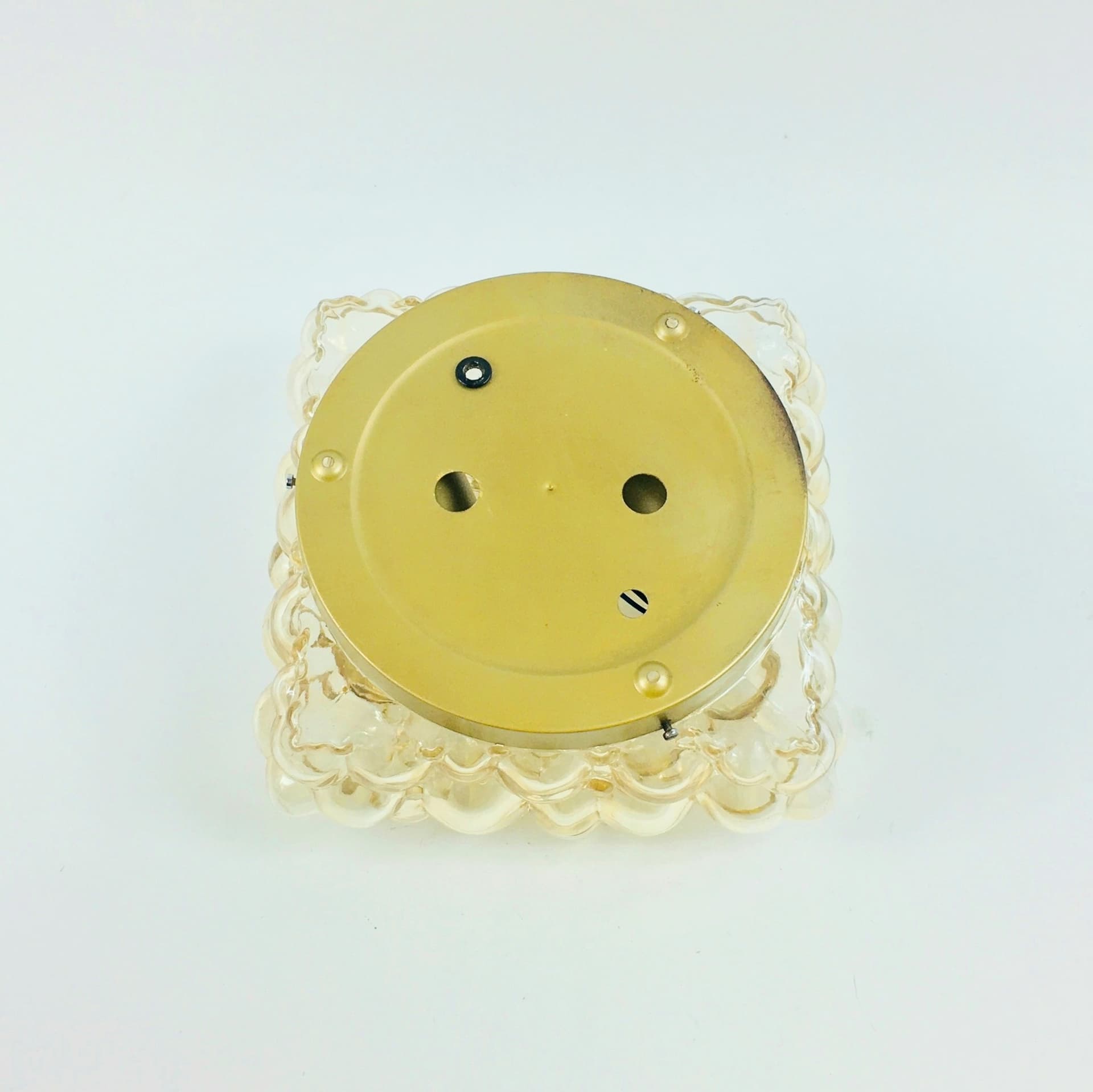 Ceiling Lamp Bubble, light amber glass, by H. Tynell, Limburg, Germany, 1970s. - 304706