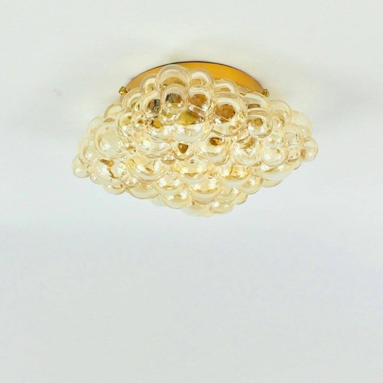 Lampa sufitowa Bubble, złoty, szkło kryształowe, proj. H. Tynell, Niemcy, lata 70. - 295660