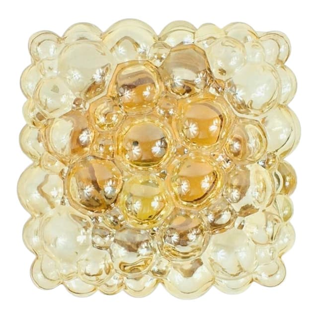 Lampa sufitowa Bubble, złoty, szkło kryształowe, proj. H. Tynell, Niemcy, lata 70. - WYMIARY