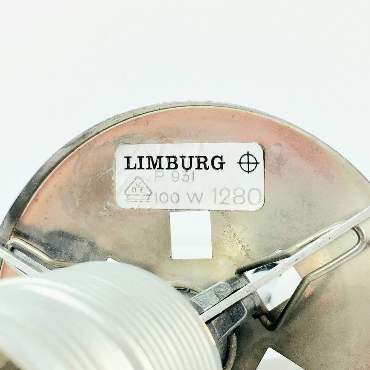 Lampa sufitowa Bubble, szkło bursztynowe, mosiądz złoty, proj. H. Tynell, Limburg, Niemcy, lata 60. - 295624