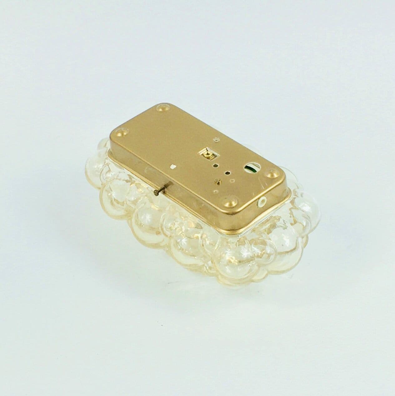 Kinkiet Bubble, szkło złoty, metal, proj. H. Tynell, Limburg, Niemcy, lata 60. - 295580