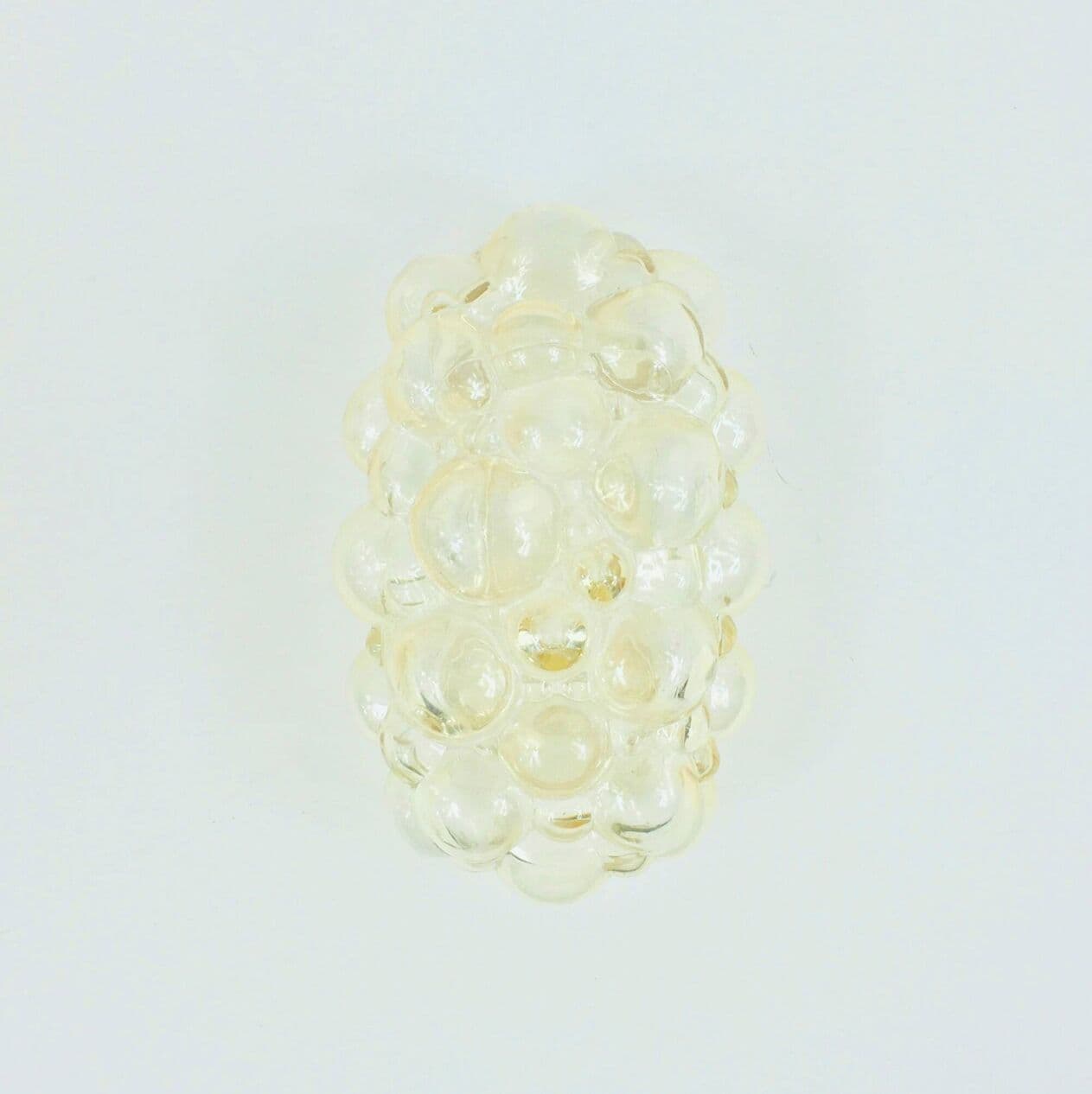 Kinkiet Bubble, szkło złoty, metal, proj. H. Tynell, Limburg, Niemcy, lata 60. - 295581