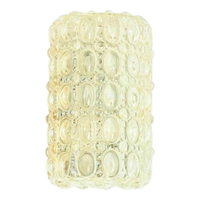 Kinkiet Sirius, szkło złote transparentne, mosiądz, proj. H. Tynell, Limburg, Niemcy, lata 60. - WYMIARY