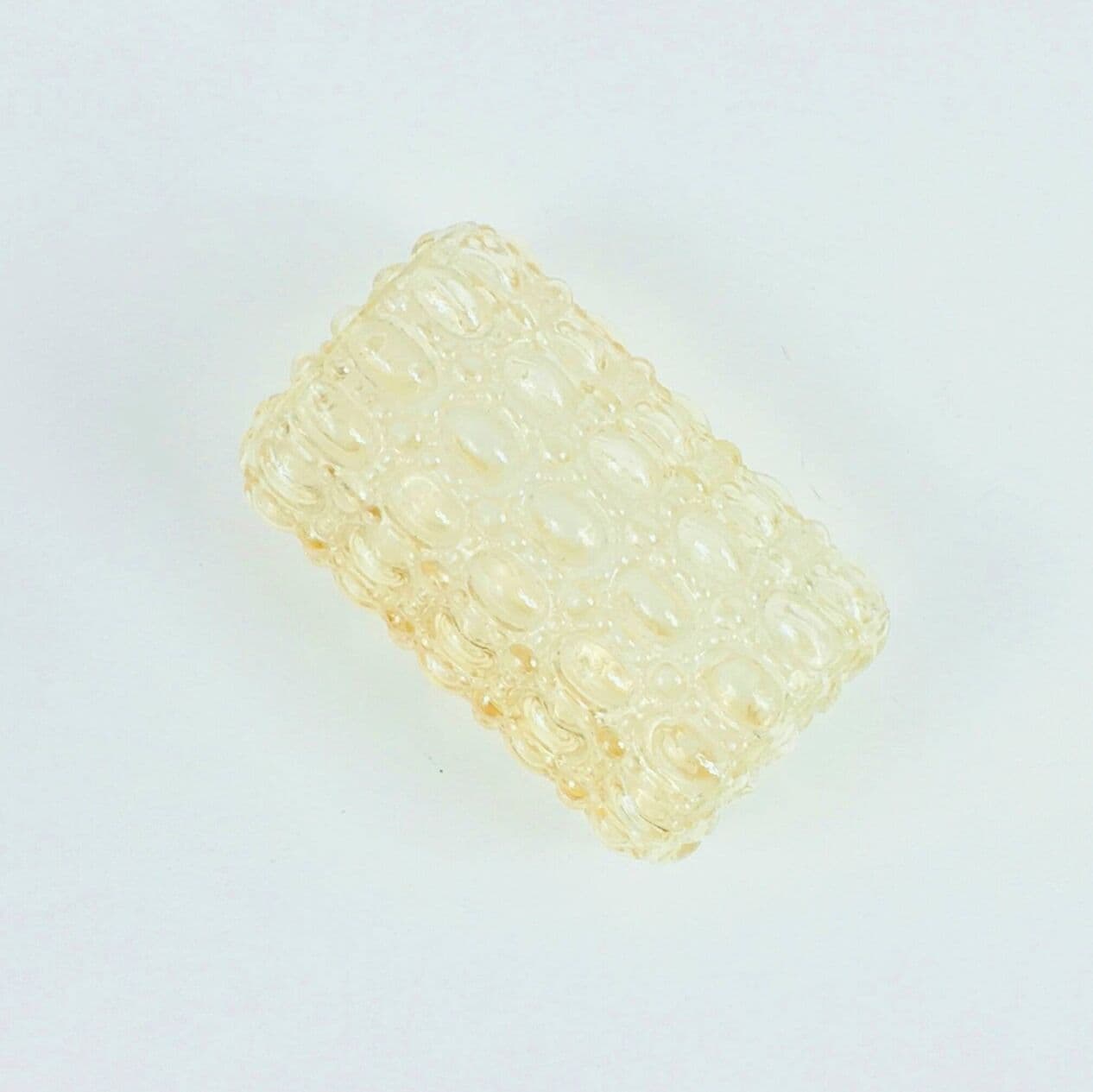 Kinkiet Sirius, szkło złote transparentne, mosiądz, proj. H. Tynell, Limburg, Niemcy, lata 60. - 295569