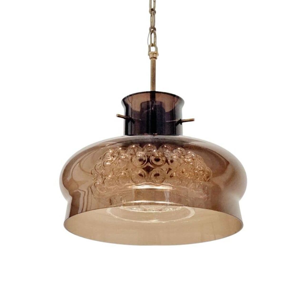 Lampa sufitowa 'Neptune', szkło, kryształ, proj. C. Fagerlund dla Orrefors, Szwecja, lata 60. - 295536