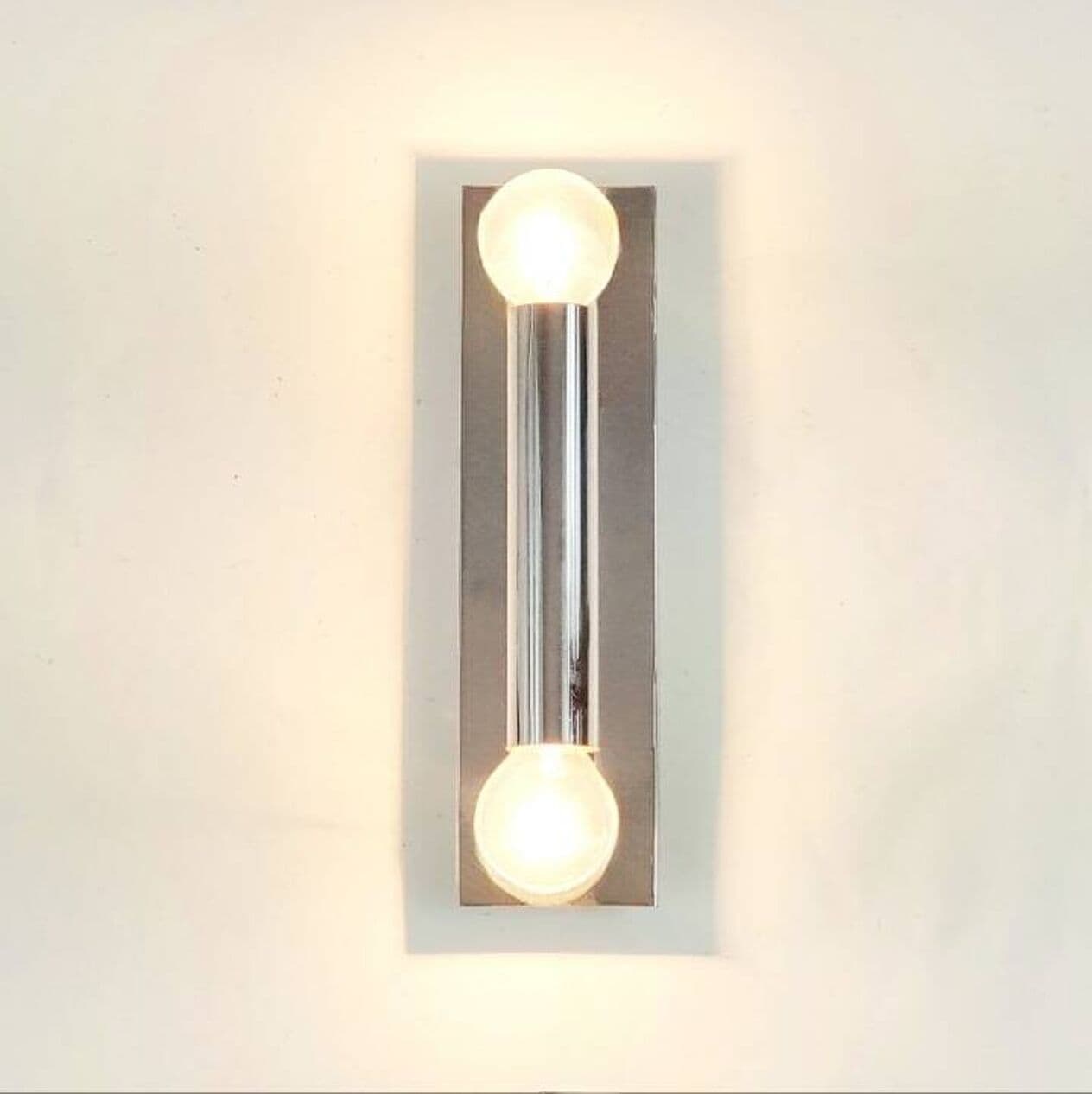 Para kinkietów Sputnik, chrom srebrny, Doria Leuchten, Niemcy, lata 70. - 295525