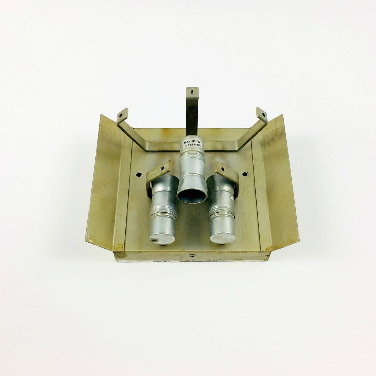 Para kinkietów Ice Glass, szkło transparentne, chrom, Kalmar Franken, Austria, lata 60. - 295510