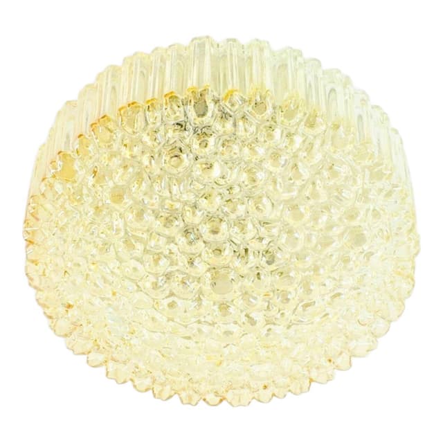 Lampa sufitowa Bubble, złoty, szkło kryształowe, proj. H. Tynell, Limburg, Niemcy, lata 60. - WYMIARY