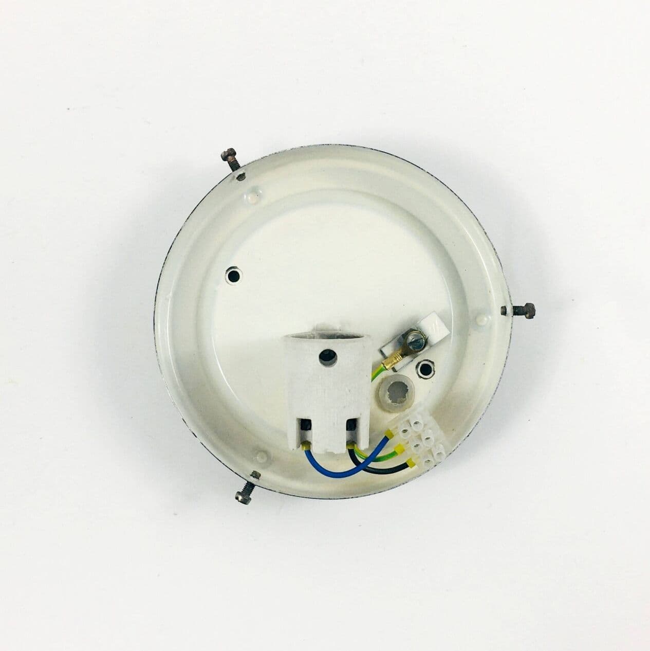 Para kinkietów Bubble, szkło transparentne, proj. H. Tynell, Limburg, Niemcy, lata 60. - 295403