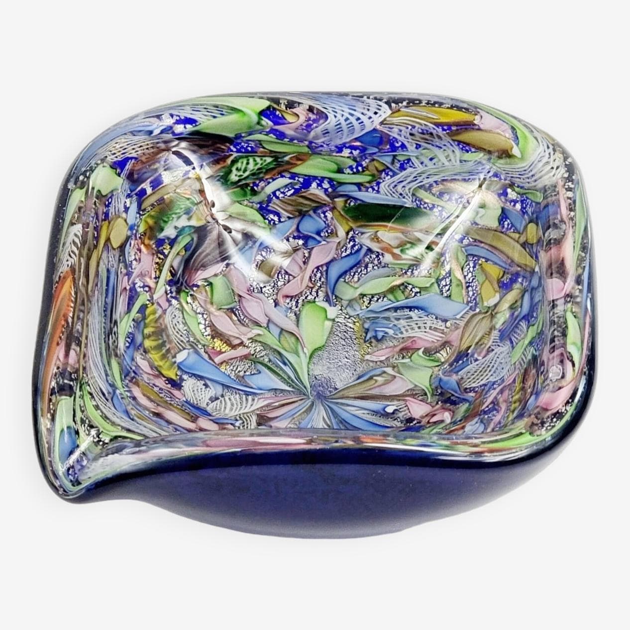Bowl Tutti Frutti, multicolour glass, by D. Martens, Italy, 1960s. - 295228