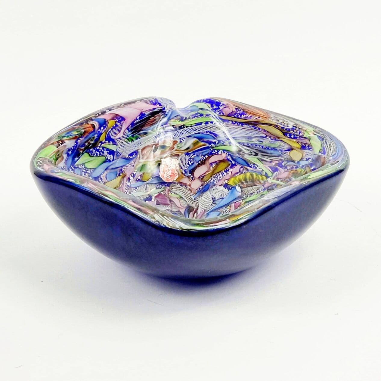 Bowl Tutti Frutti, multicolour glass, by D. Martens, Italy, 1960s. - 295229