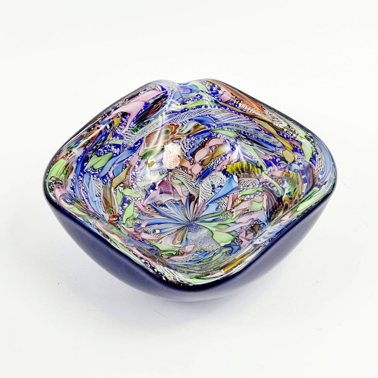 Bowl Tutti Frutti, multicolour glass, by D. Martens, Italy, 1960s. - 295233