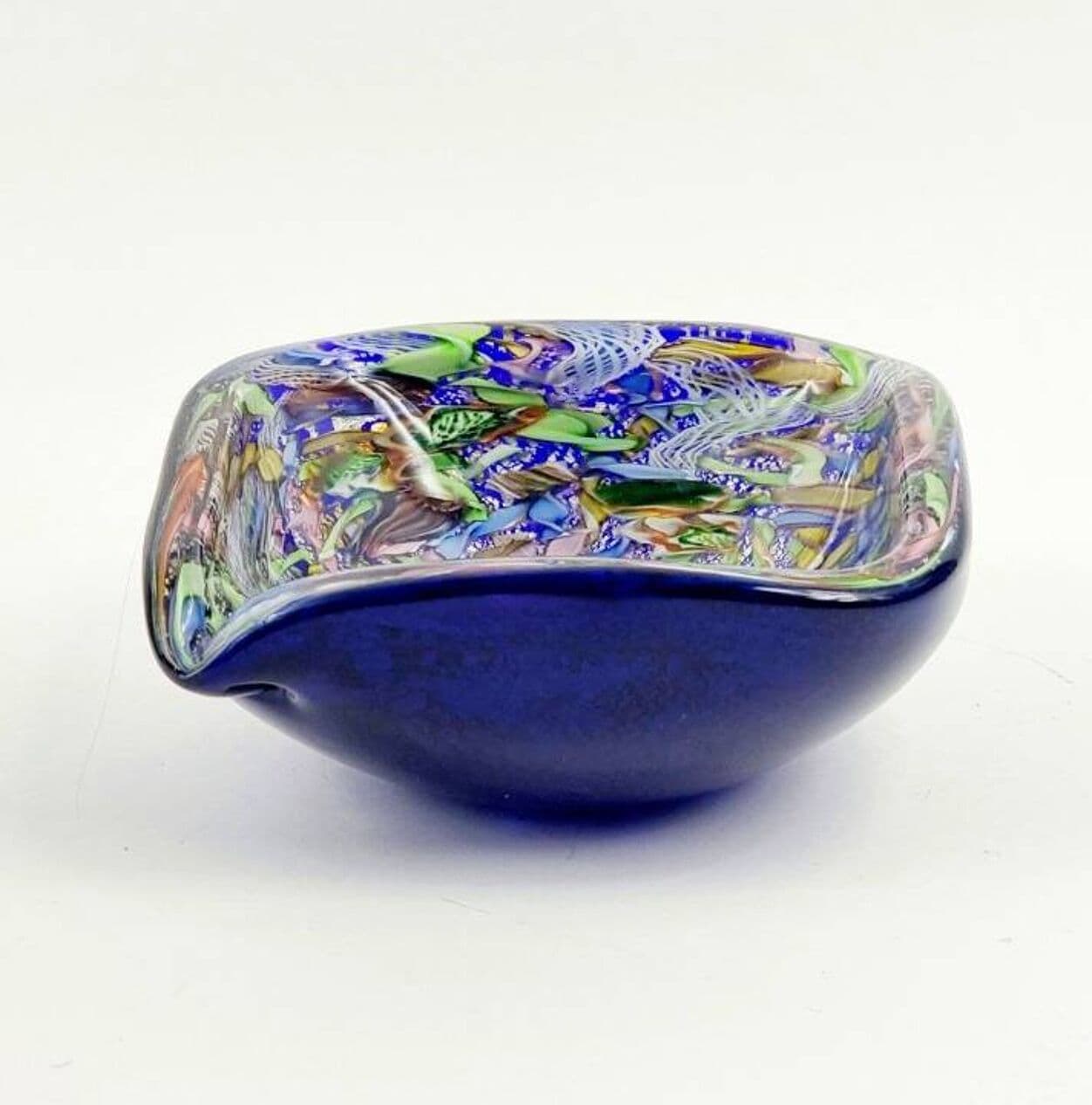 Bowl Tutti Frutti, multicolour glass, by D. Martens, Italy, 1960s. - 295230