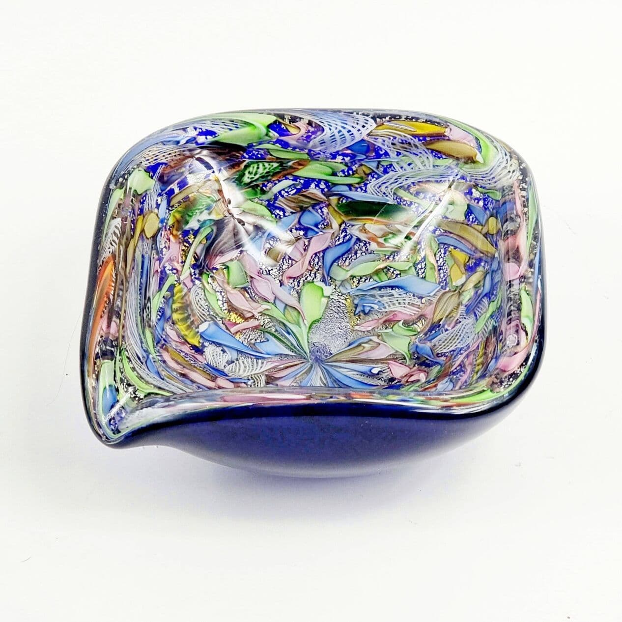 Bowl Tutti Frutti, multicolour glass, by D. Martens, Italy, 1960s. - 295227