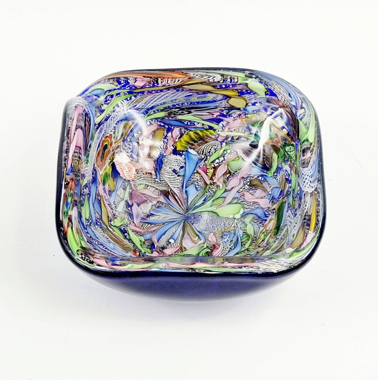 Bowl Tutti Frutti, multicolour glass, by D. Martens, Italy, 1960s. - 295234