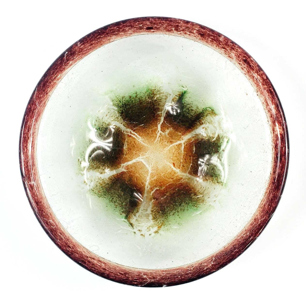 Bowl Ikora, multicolour crystal glass, by K. Wiedmann, WMF, Germany, 1920s/30s. - 295081