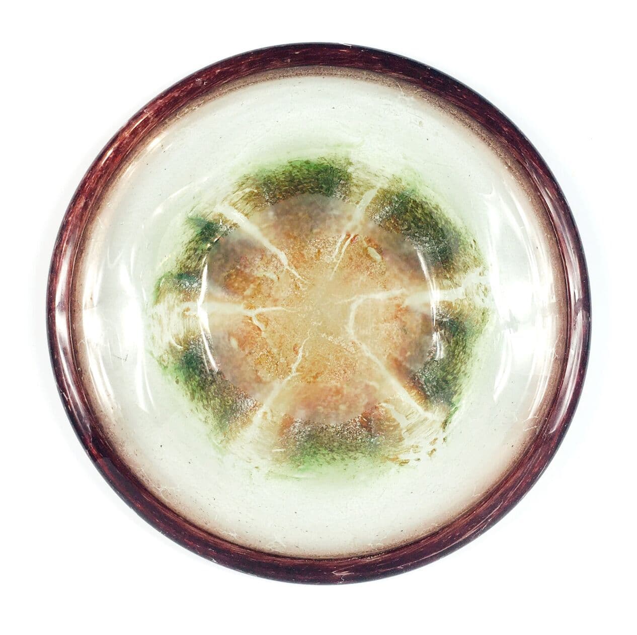 Bowl Ikora, multicolour crystal glass, by K. Wiedmann, WMF, Germany, 1920s/30s. - 295086