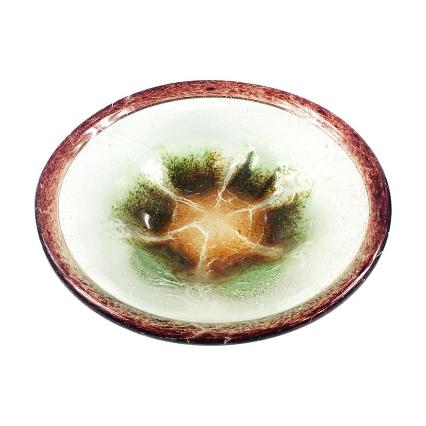 Bowl Ikora, multicolour crystal glass, by K. Wiedmann, WMF, Germany, 1920s/30s.
