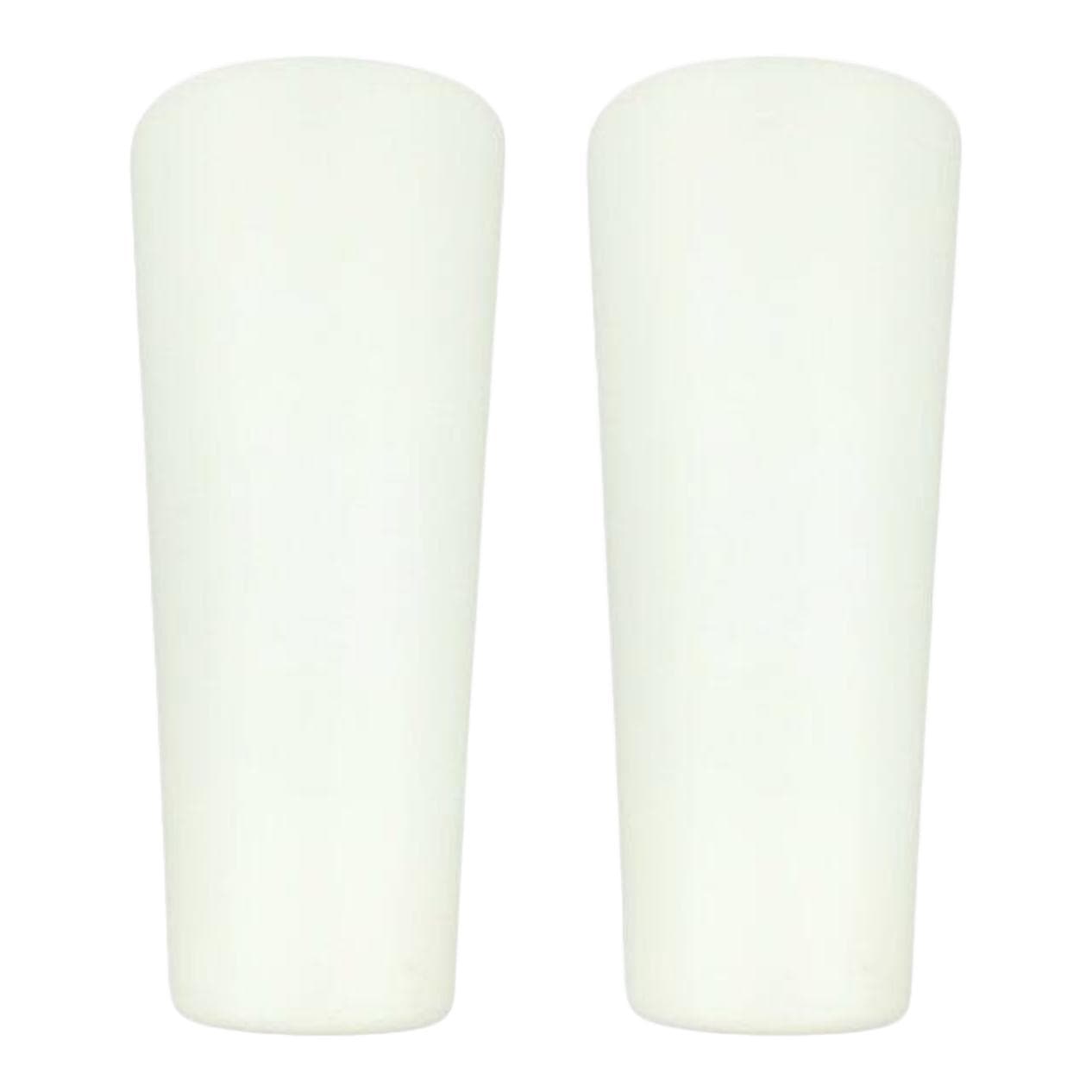 Para kinkietów Magna/2685, szkło opalowe białe, metal, proj. W. Wagenfeld, Peill & Putzler, Niemcy, lata 60.