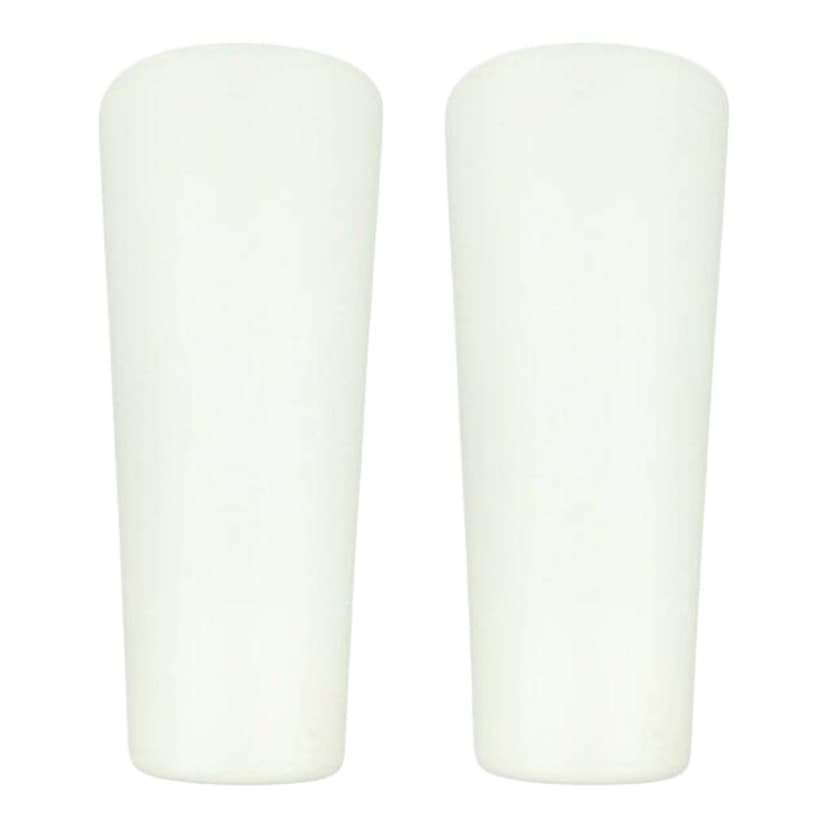 Para kinkietów Magna/2685, szkło opalowe białe, metal, proj. W. Wagenfeld, Peill & Putzler, Niemcy, lata 60.