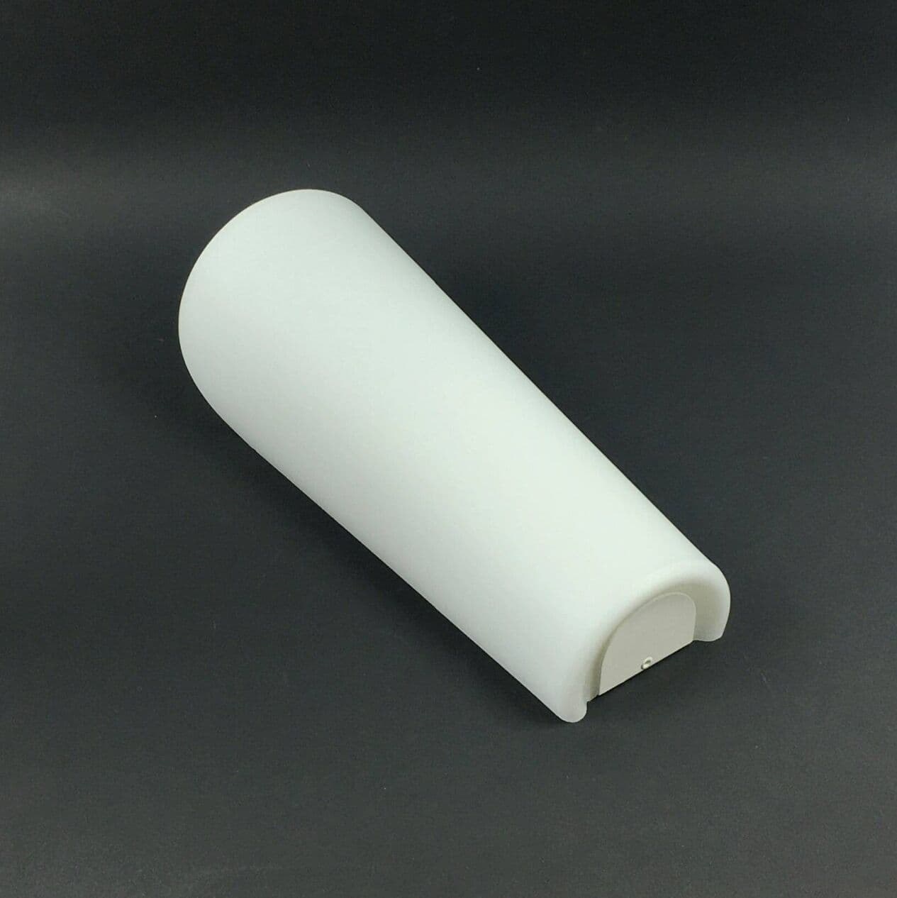 Para kinkietów Magna/2685, szkło opalowe białe, metal, proj. W. Wagenfeld, Peill & Putzler, Niemcy, lata 60. - 297135