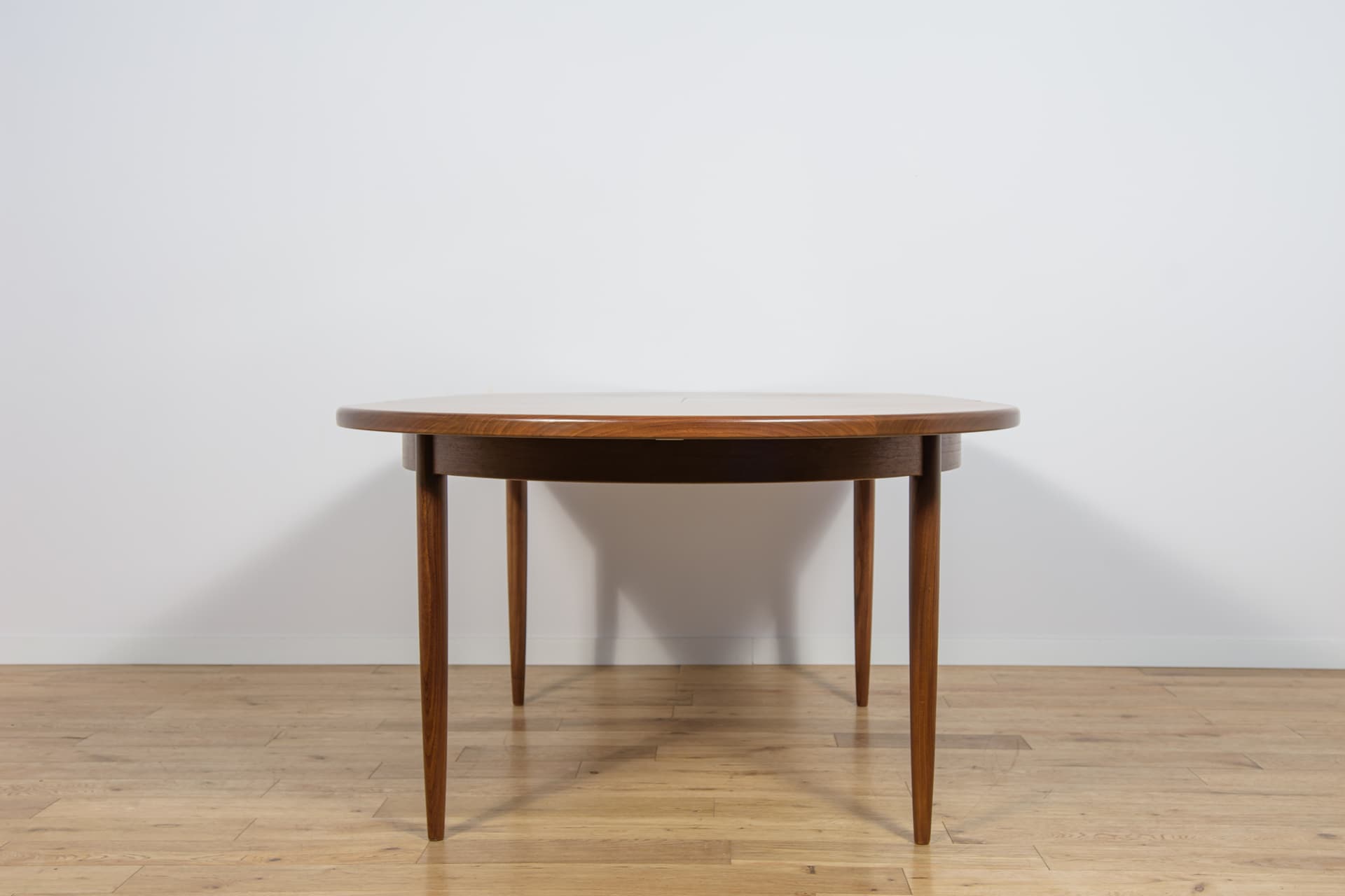 Stół owalny rozkładany, teak brązowy, G-Plan, Wielka Brytania, lata 60. - 297238