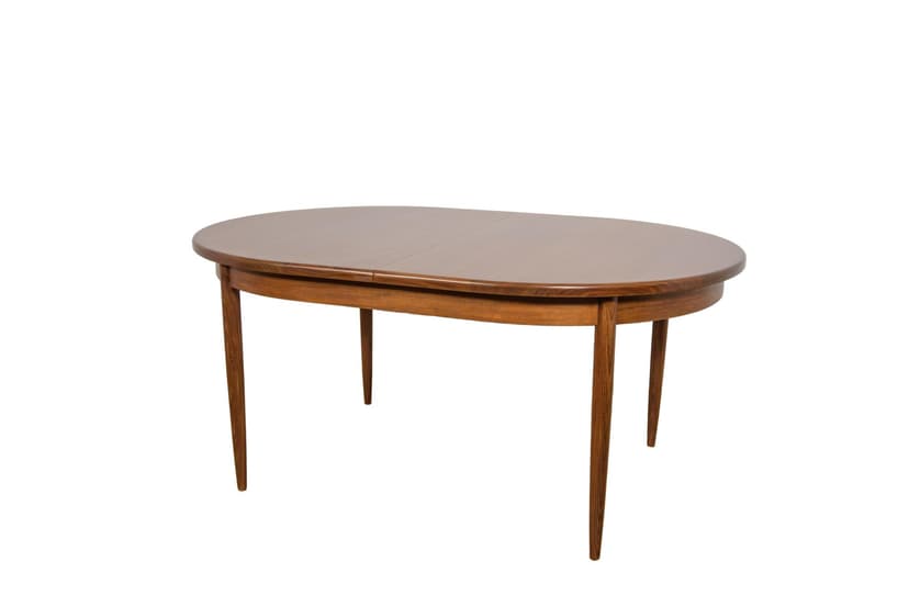 Stół owalny rozkładany, teak brązowy, G-Plan, Wielka Brytania, lata 60.