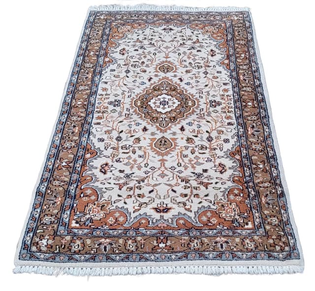 Rug Indo Tabriz 175x95 cm, beige, wool cotton, India - DIMENSION