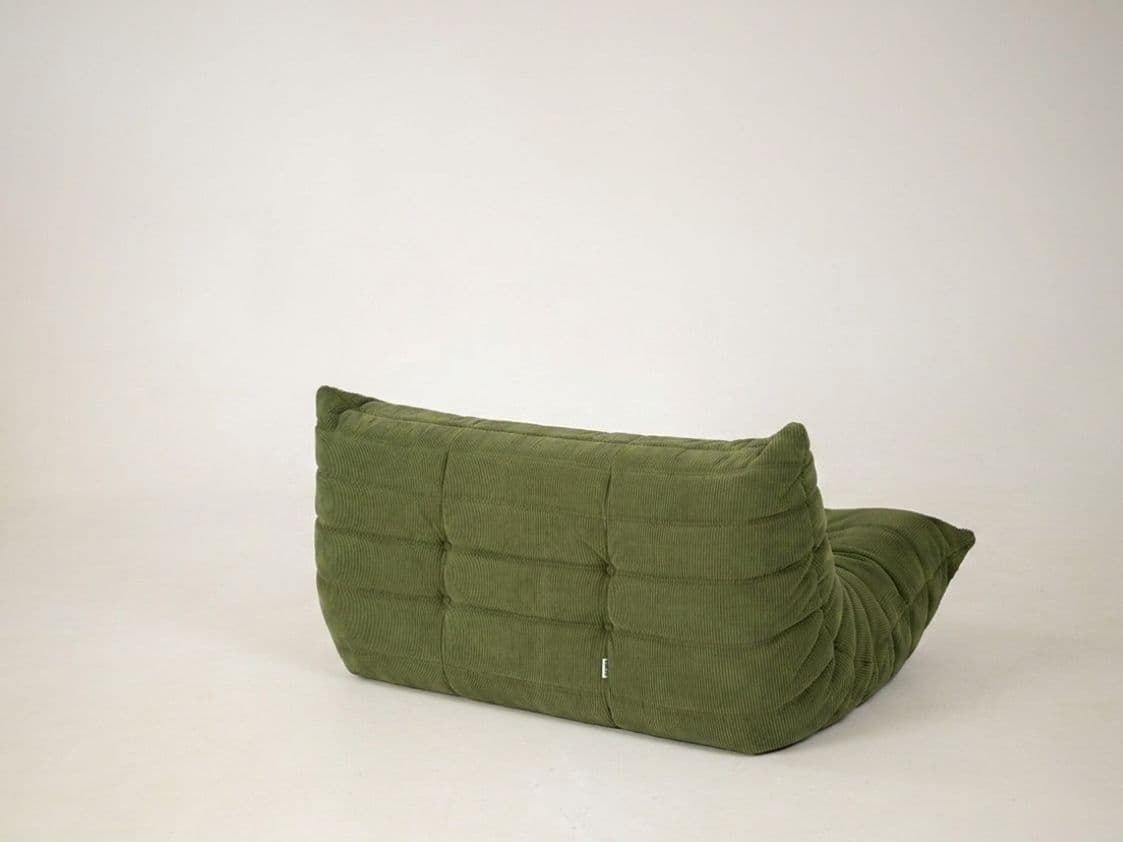 Sofa Togo dwuosobowa, cord loden green - 297386