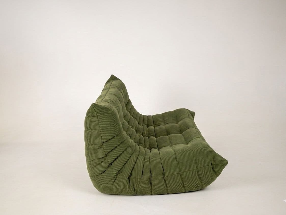 Sofa Togo trzyosobowa, cord loden green - 297394