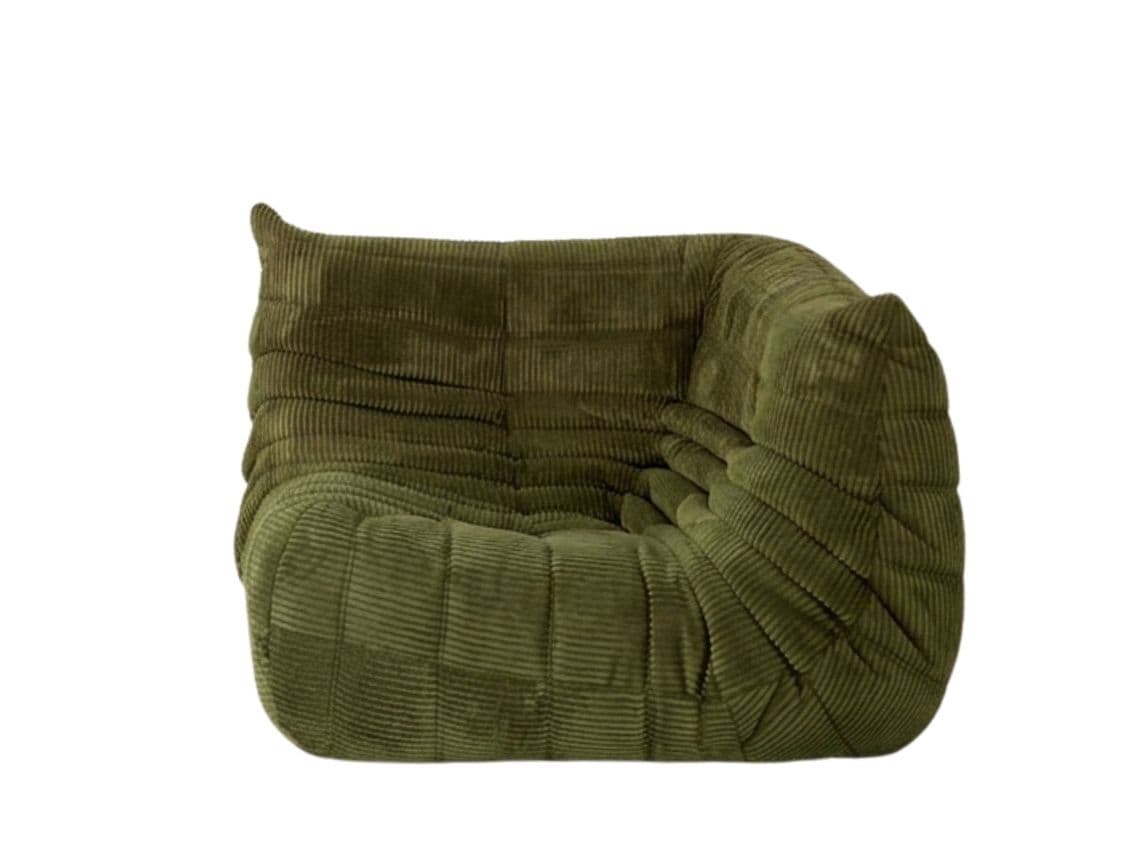 Narożnik Togo, cord loden green