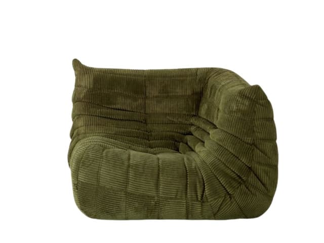 Narożnik Togo, cord loden green - WYMIARY