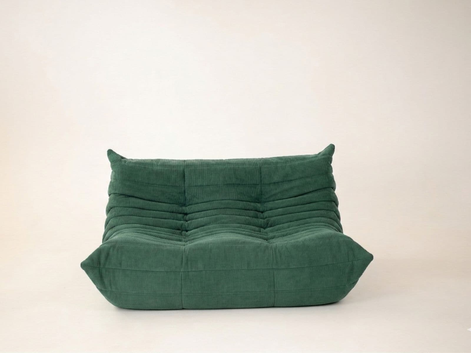 Sofa Togo dwuosobowa, cord loden green - 297498