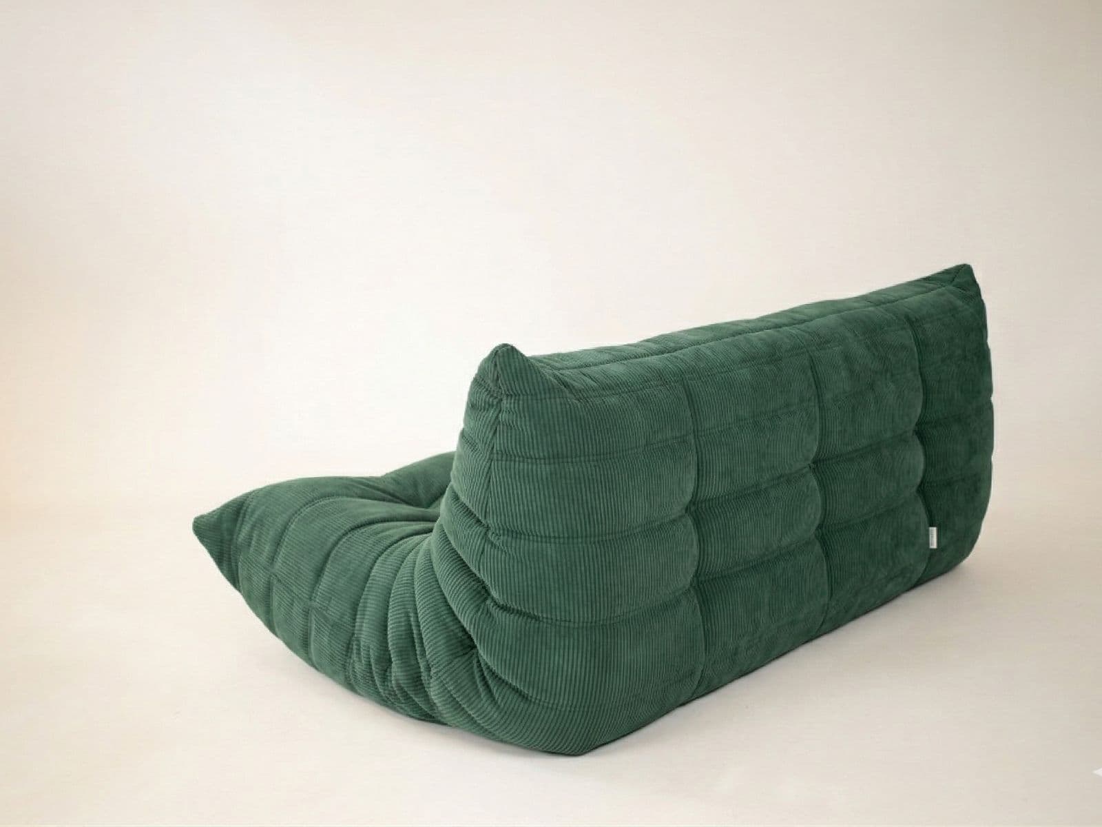 Sofa Togo trzyosobowa, cord pine green - 297517