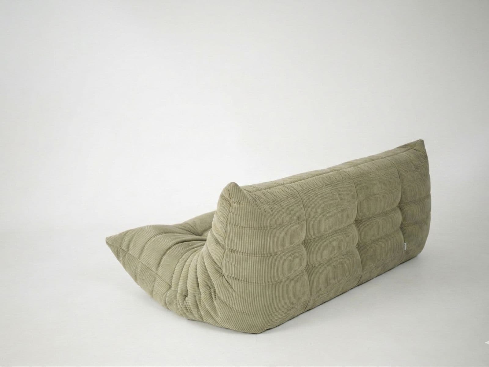 Sofa Togo trzyosobowa, cord sage green - 297604