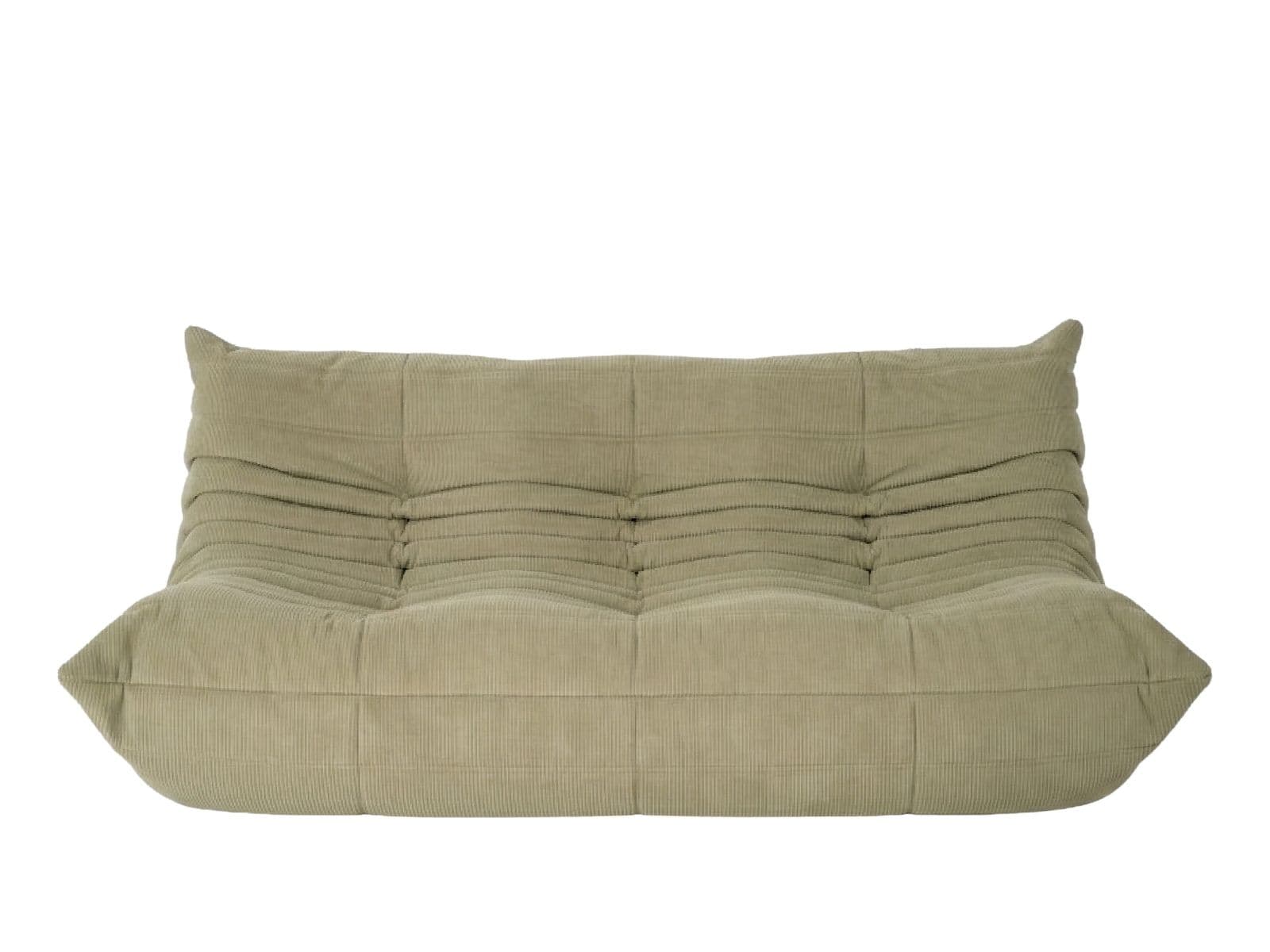 Sofa Togo trzyosobowa, cord sage green
