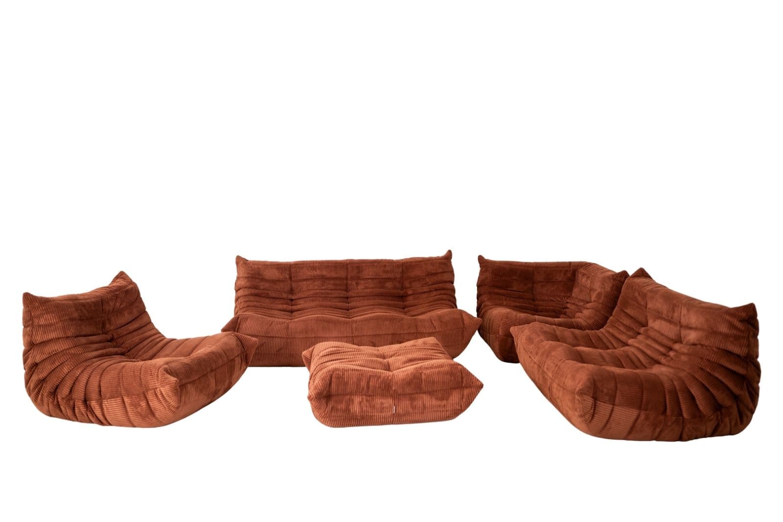 Zestaw wypoczynkowy Togo 5 części, cord umber