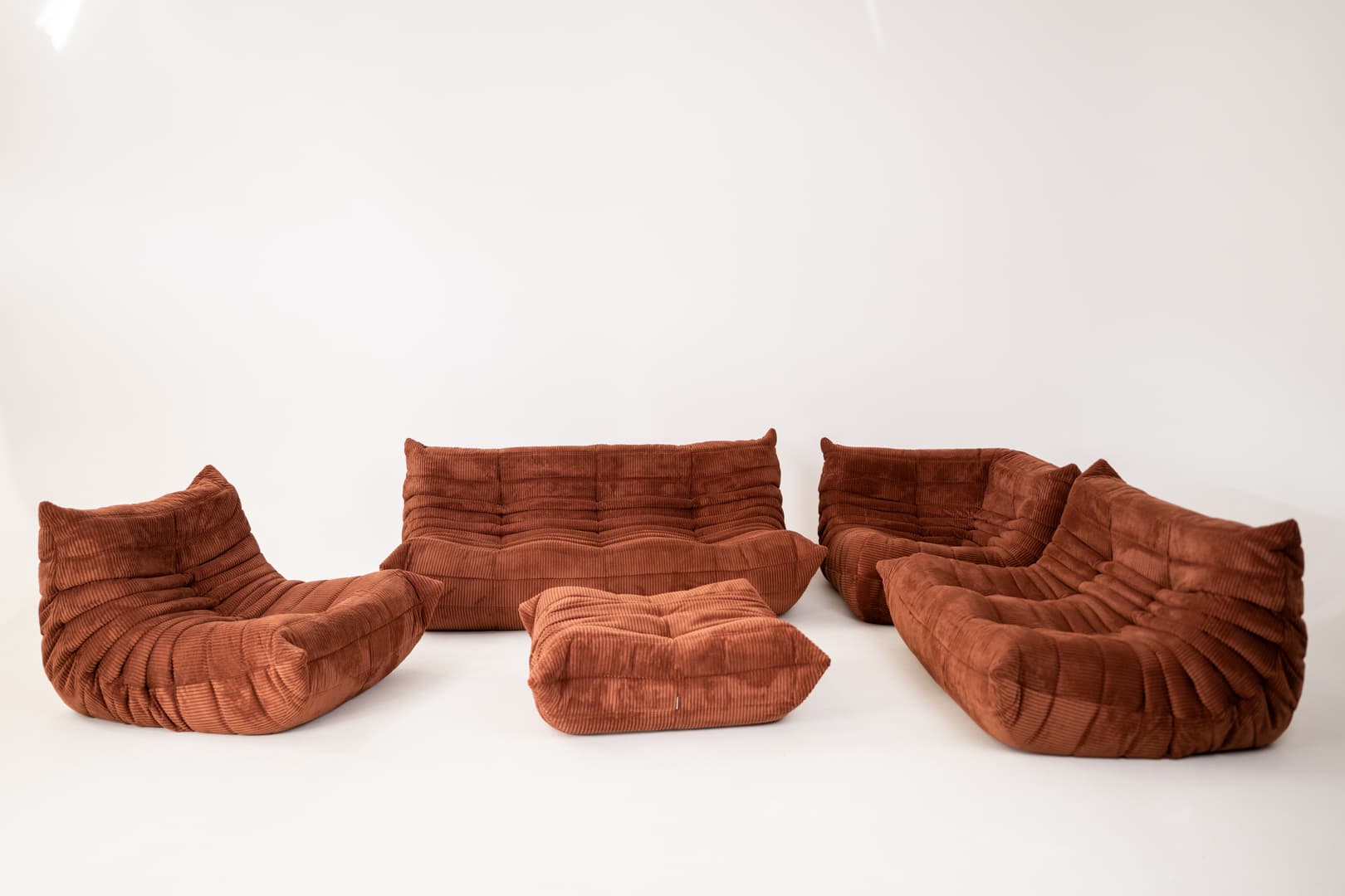 Zestaw wypoczynkowy Togo 5 części, cord umber - 297671