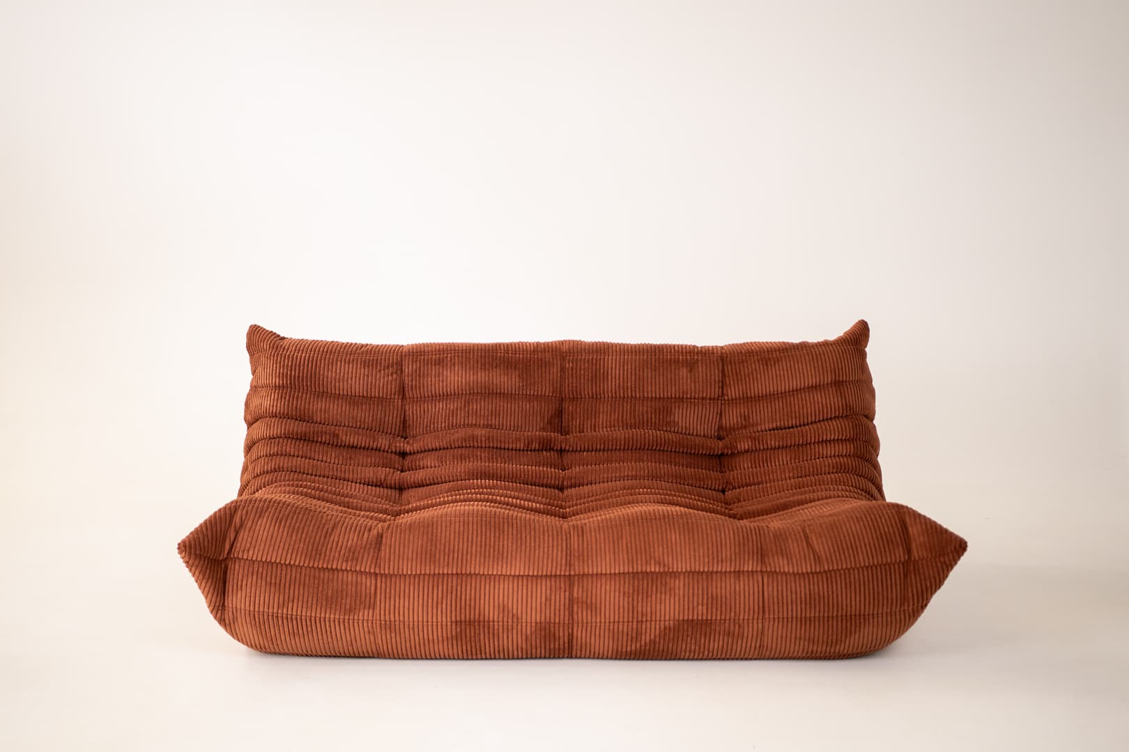 Sofa Togo trzyosobowa, cord umber - 297693