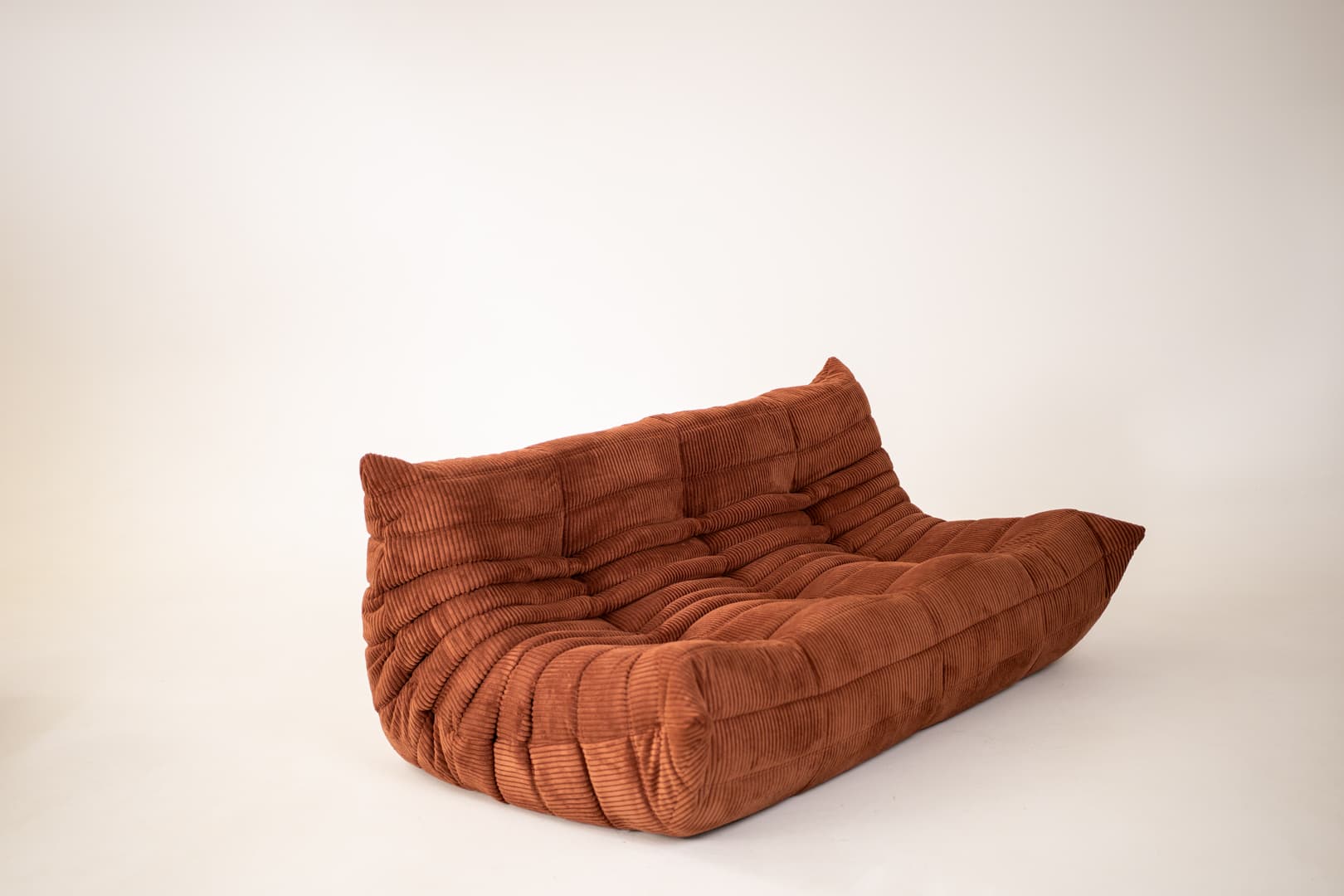 Sofa Togo trzyosobowa, cord umber - 297691