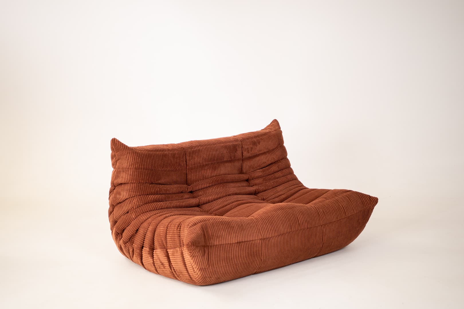 Sofa Togo dwuosobowa, cord umber - 297719