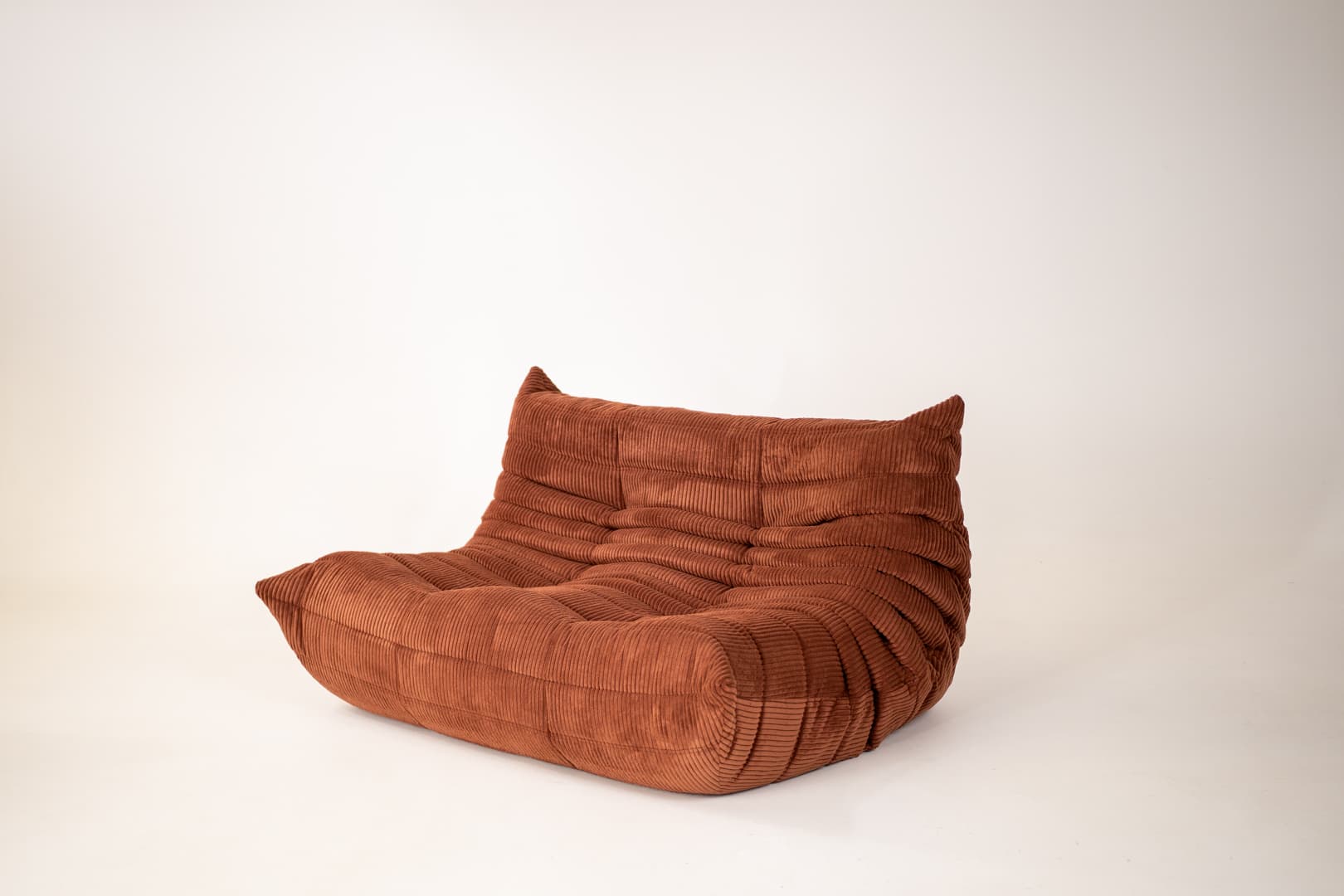 Sofa Togo dwuosobowa, cord umber - 297718