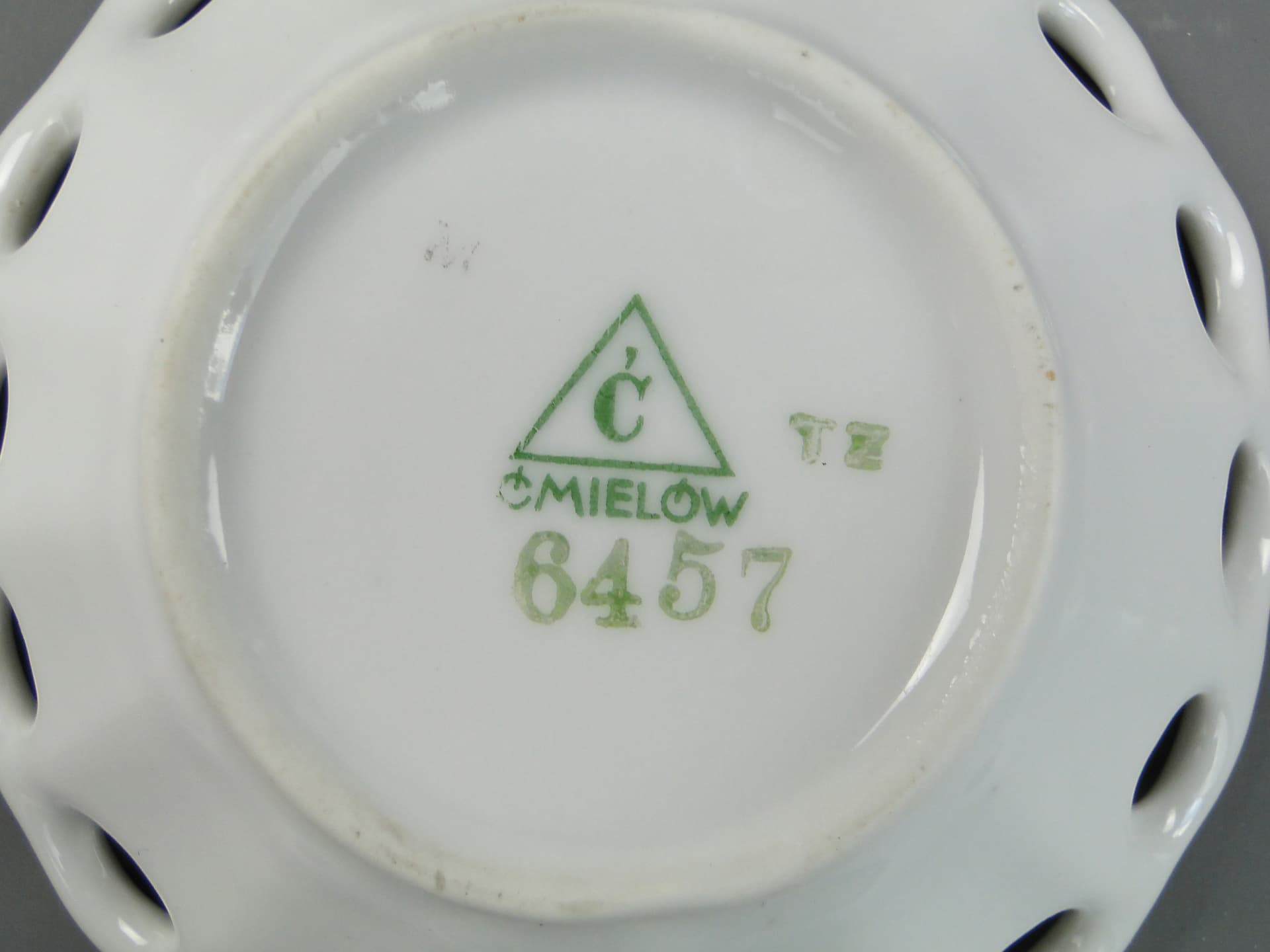 Zestaw naczyń do konfitur, porcelana biała, Ćmielów, Polska, lata 30. - 297883
