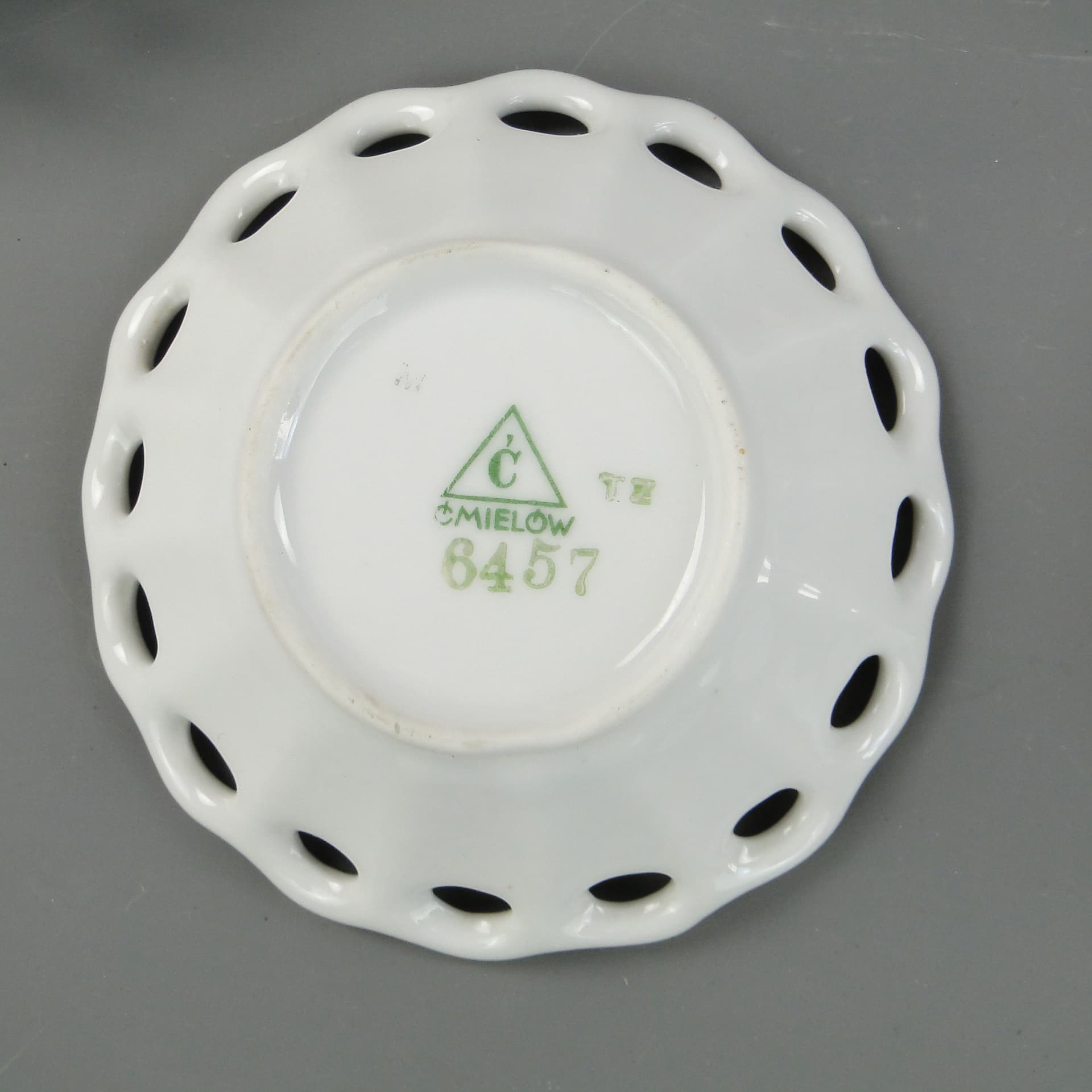 Zestaw naczyń do konfitur, porcelana biała, Ćmielów, Polska, lata 30. - 297880