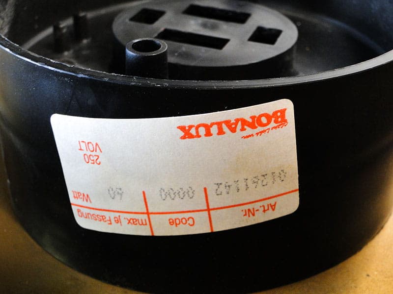 Ceiling flush mount, mid-century modern, gold brass, transparent glass, Germany, 1960s. - 297978