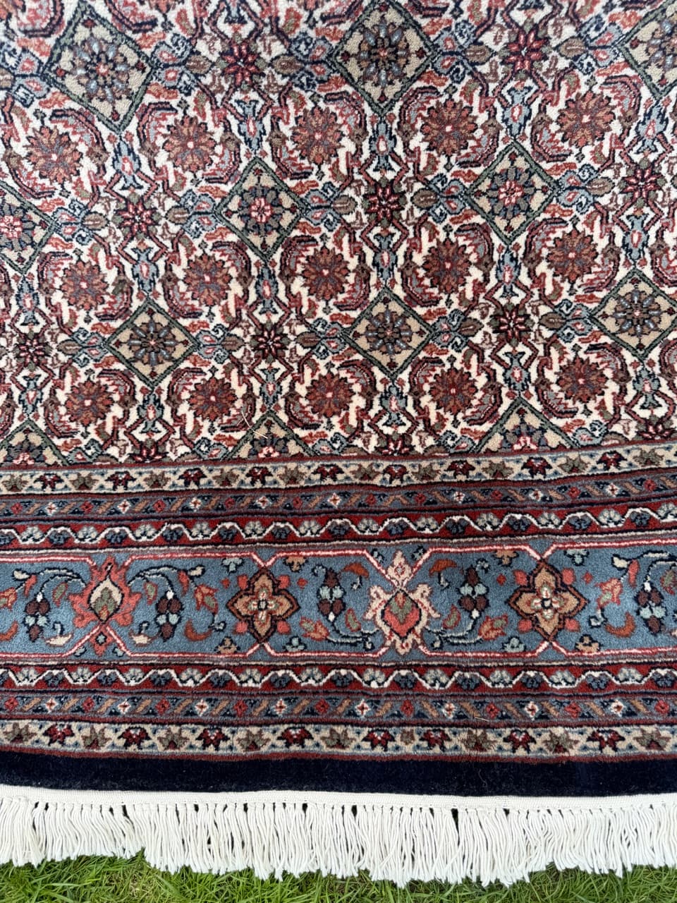 Dywan Indo Bidjar, czerwony, wełna, Indie, 250x165 cm - 298032