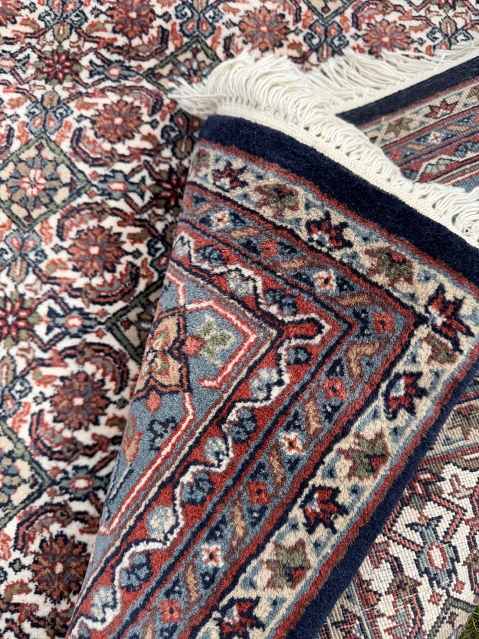 Dywan Indo Bidjar, czerwony, wełna, Indie, 250x165 cm - 298041