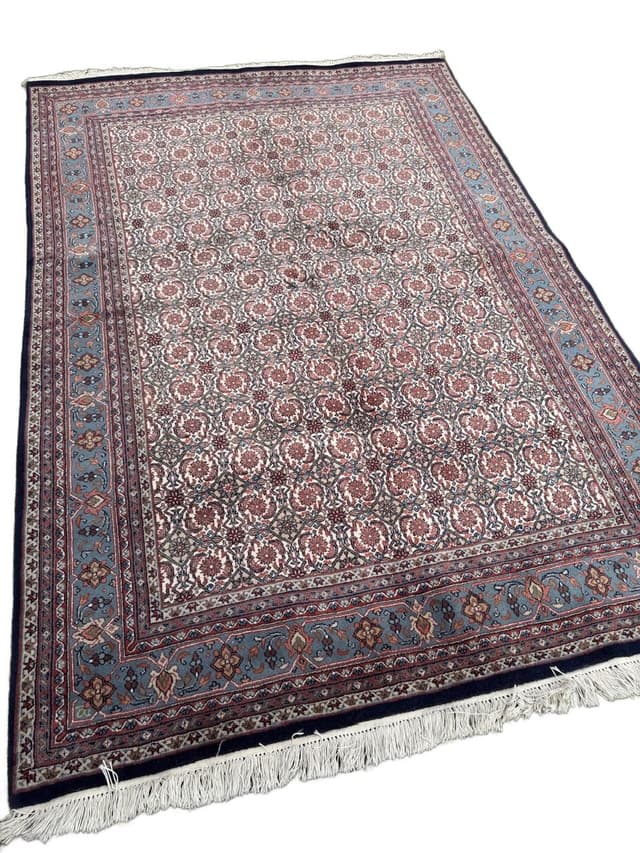 Dywan Indo Bidjar, czerwony, wełna, Indie, 250x165 cm - WYMIARY