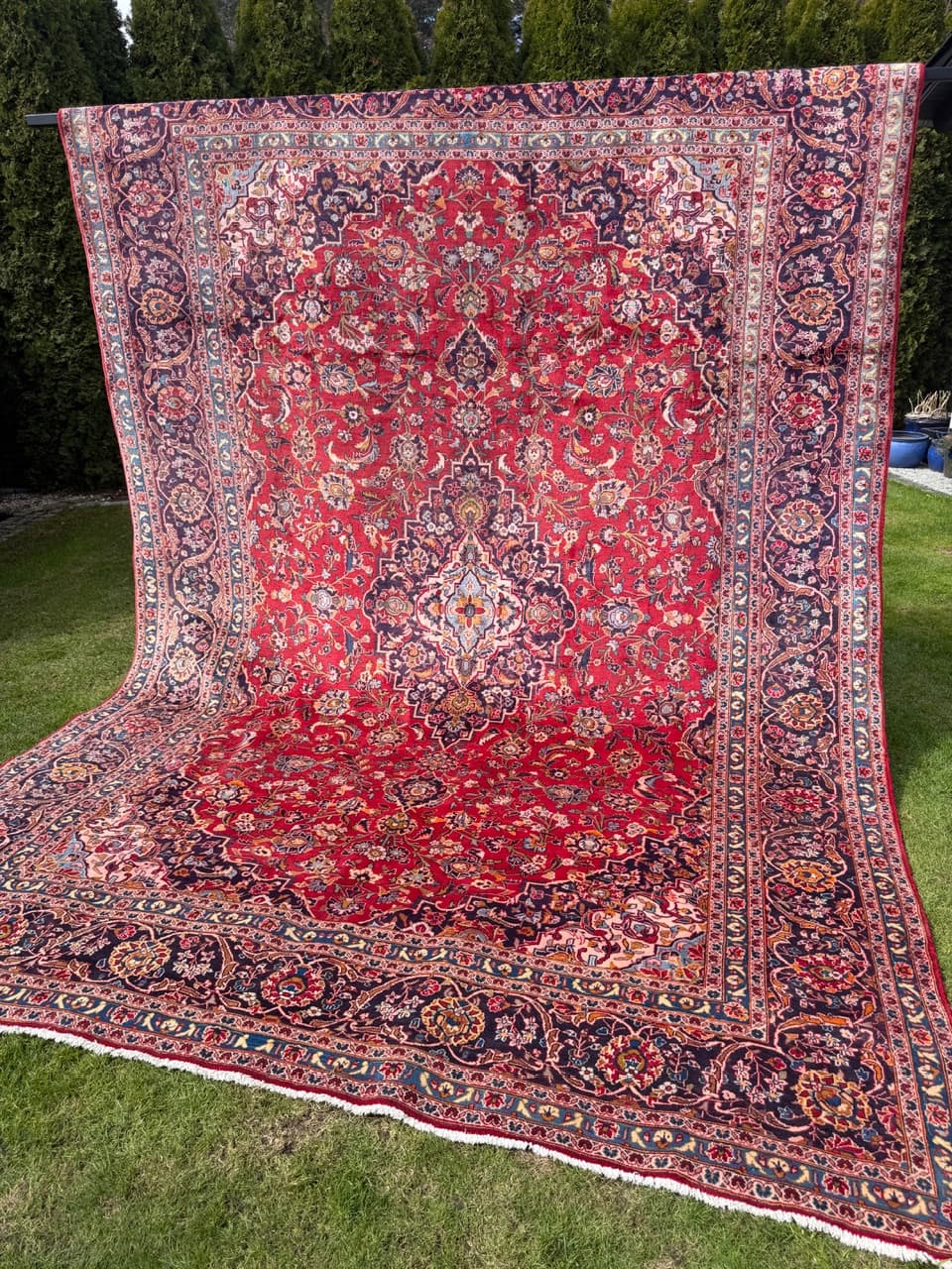 Dywan Keshan, 400x280 cm, multikolor, wełna, Iran - 298044